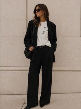 Anine Bing | Organic Cotton | Ashton Tee | Washed Buttercream